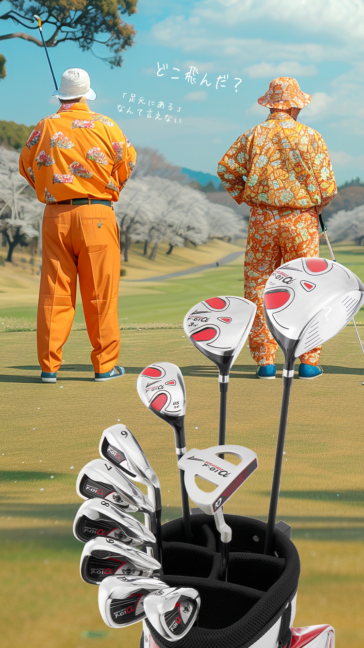 ワールドイーグル メンズゴルフクラブセット F-01α